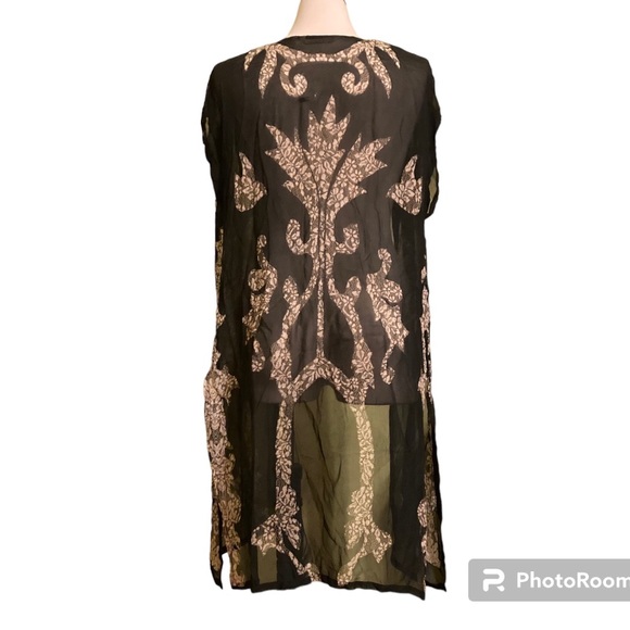 Duster sheer chiffon, - Picture 2 of 6